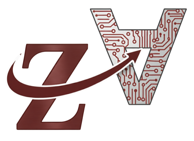 ZealLabs.ai logo: a burgundy Z with an arrow sweeping up into a circuit-patterned inverted A
